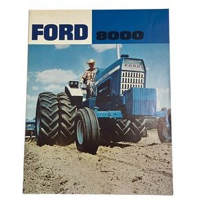 FORD 8000 Tractor Sales Brochure Magazine Vintage